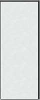 Grossman Боковая стенка Galaxy 80x195 профиль черный матовый стекло шиншилла